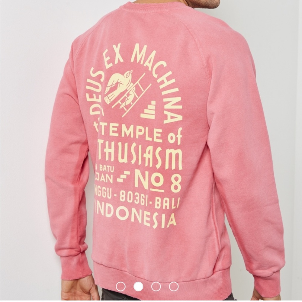 NWT Deus Ex Machina sunbleached enthusiasm sweatshirt (size medium)